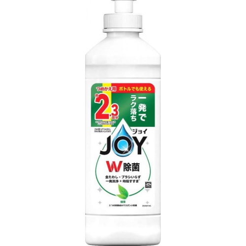 除菌ジョイ コンパクト緑茶キャップ付詰替３００ｍｌ 【新商品 4/1 発売】 △ 【購入入数１個】