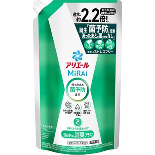 アリエール ミライ消臭プラスつめかえ超特大６４０ｇ △ 【購入入数１０個】