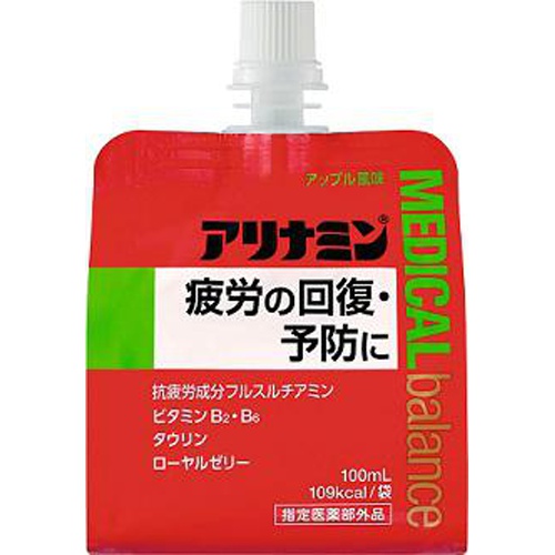 アリナミン メディカルバランスアップル１００ｍｌ 【今月の特売 飲料水】 △ 【購入入数６個】