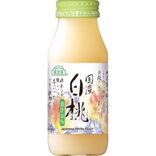 順造選 国産白桃 １８０ｍｌ 【新商品 3/22 発売】 □お取り寄せ品 【購入入数２０個】