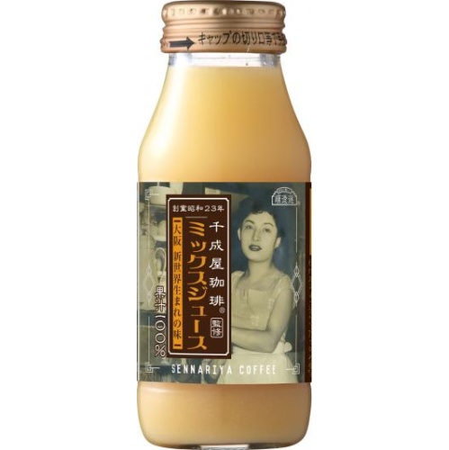 順造選 千成屋珈琲監修ミックスジュース１８０ｍｌ 【新商品 3/22 発売】 □お取り寄せ品 【購入入数２０個】