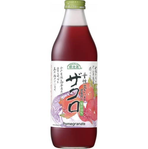 マルカイ 順造選ザクロ 瓶１０００ｍｌ △ 【購入入数６個】