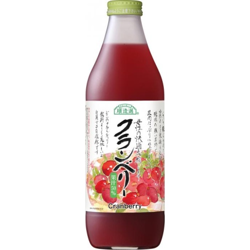 マルカイ 順造選クランベリー 瓶１０００ｍｌ □お取り寄せ品 【購入入数６個】