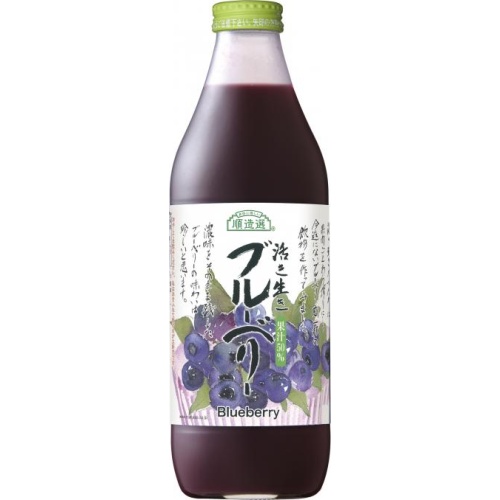 マルカイ 順造選ブルーベリー 瓶１０００ｍｌ □お取り寄せ品 【購入入数６個】