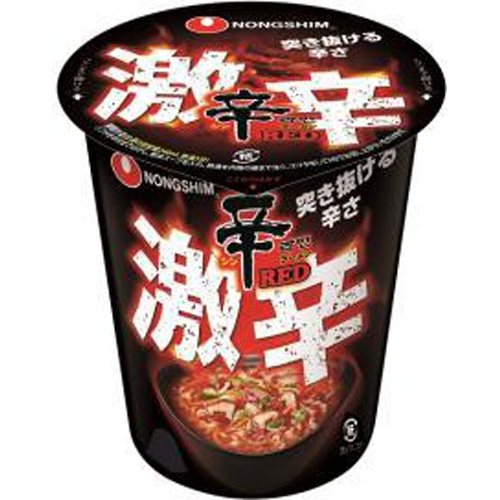 農心 辛ラーメン 激辛カップ68ｇ △ 【購入入数１２個】