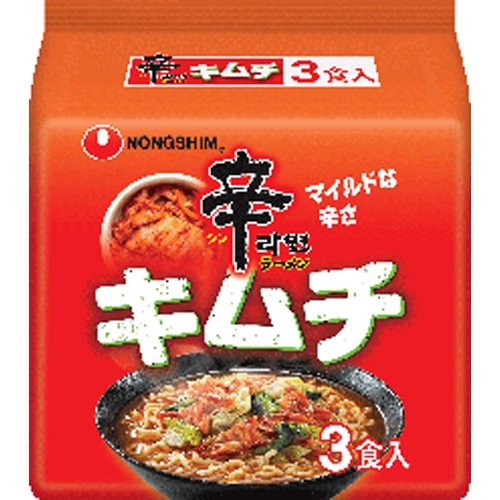 農心 辛ラーメンキムチ ３食 □お取り寄せ品 【購入入数１２個】