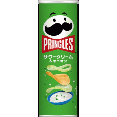 プリングルズ サワークリーム＆オニオンＭ缶１０５ｇ 【今月の特売 菓子】 △ 【購入入数８個】